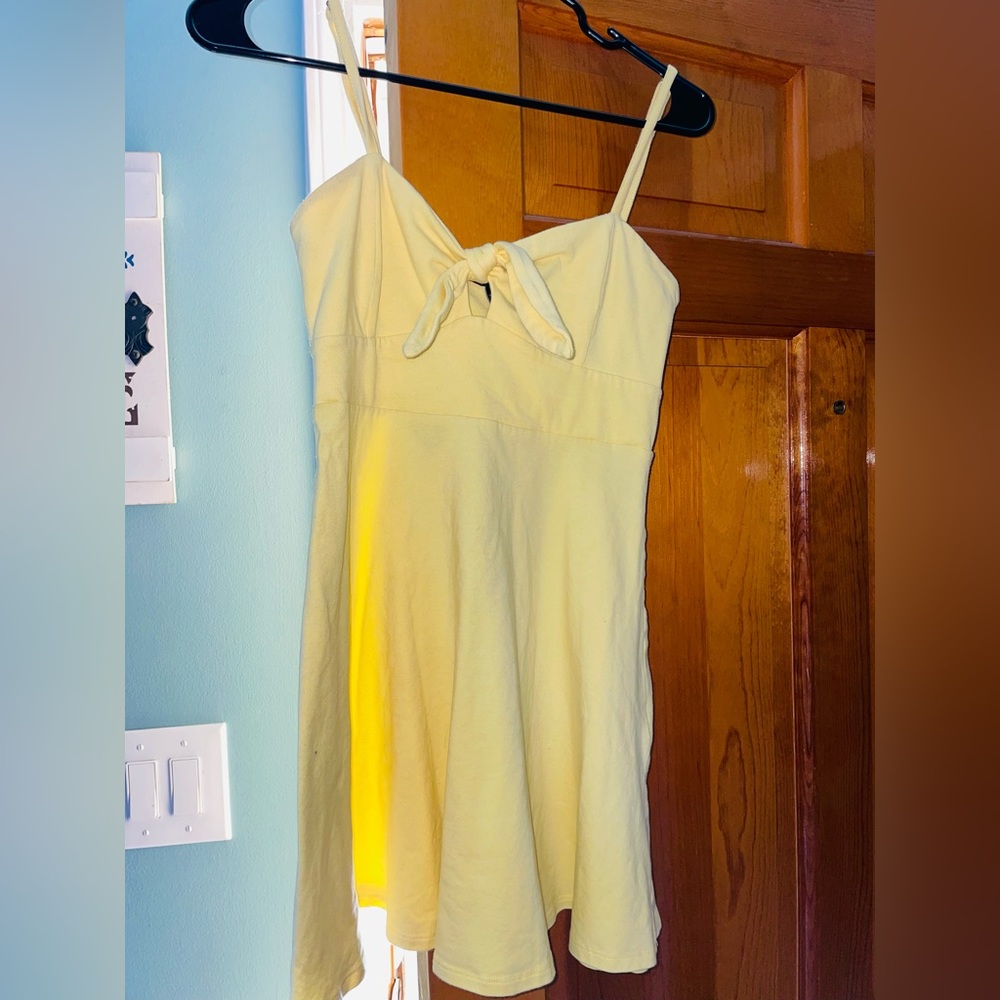 Yellow summer dress